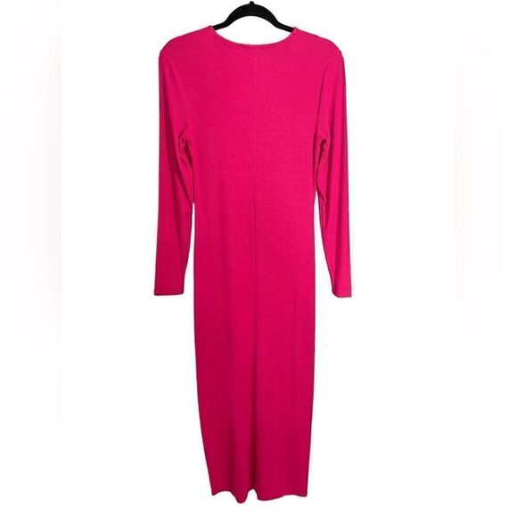 Bourdeaux Long Sleeve Maxi Dress Pink Anthropologie size Small/petite - Picture 4 of 14